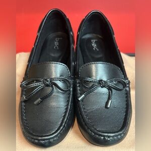 b.o.c. Carolann Loafers/Moccasins Black Faux Leather Women’s Size 9M